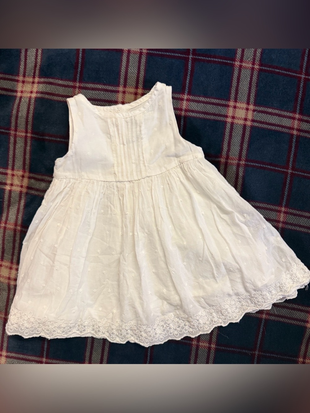 GAP Baby Embroidered White Dress
